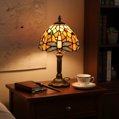 Decorative Stained Glass LED Table Lamp